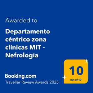 a screenshot of the sign for the department of cincinnati centric zone chicago at Departamento céntrico zona clínicas MIT - Nefrología in Santa Fe