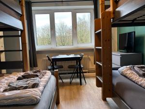 Posezení v ubytování Flensbed Hotel & Hostel