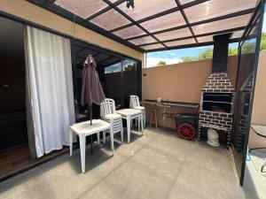 Μπαλκόνι ή βεράντα στο Casa Piscina Ilha Comprida
