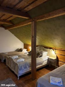 Postel nebo postele na pokoji v ubytování Guesthouse Carl Schmidt