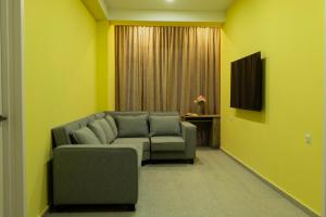 Χώρος καθιστικού στο Panorama Hills Apart-Hotel
