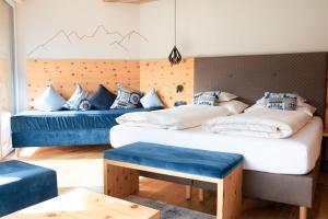 Voodi või voodid majutusasutuse Hotel Zirbenhof toas