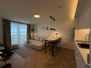 Η κουζίνα ή μικρή κουζίνα στο Apartment Hemsen