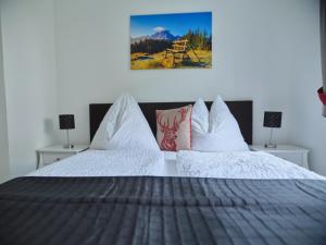 Postel nebo postele na pokoji v ubytování Casa Alpina