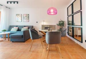Posezení v ubytování Renteando Albir Apartments
