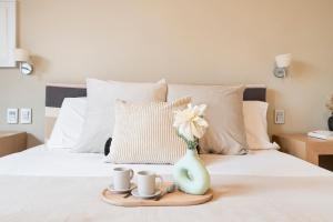 A bed or beds in a room at Wonderful Brera flat