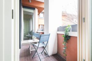 A balcony or terrace at Wonderful Brera flat