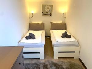 Voodi või voodid majutusasutuse Chalet Badberg toas