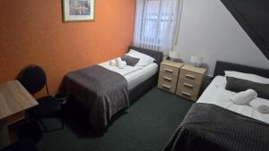 Postel nebo postele na pokoji v ubytování Hotel-Gasthof "Alter Ritter"