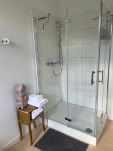 Koupelna v ubytování Ferienwohnung ROSA Allee34 + 17 fotografií