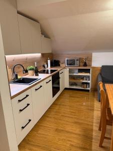 Nhà bếp/bếp nhỏ tại Apartmenthaus Ferdinand