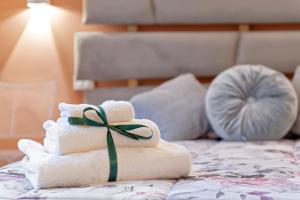 Postel nebo postele na pokoji v ubytování Torretta10 - Casa Vacanze a Livorno