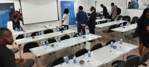 Zona de afaceri și/sau sala de conferințe de la Nordic Hotel Lagos