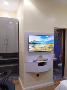 Μια τηλεόραση ή/και κέντρο ψυχαγωγίας στο Studio apartment +5 φωτογραφίες