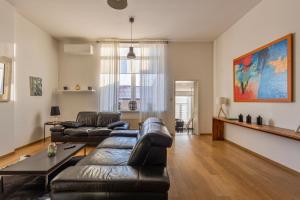 Posezení v ubytování B&B Leopold & Appartementen