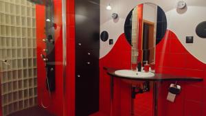 Kúpeľňa v ubytovaní Sunny Apartment Warszawa