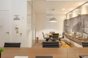 O zonă de relaxare la Spazio Lume Luzes da Mooca