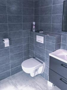 Koupelna v ubytování Studio apartment 2 + 5 fotografií