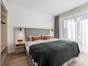 Voodi või voodid majutusasutuse Aparthotel Tante Trude toas