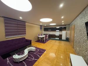 Η κουζίνα ή μικρή κουζίνα στο Ameti Apartments