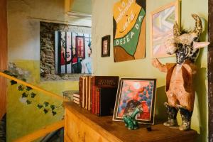 Posezení v ubytování Hostalito Casa Alebrije