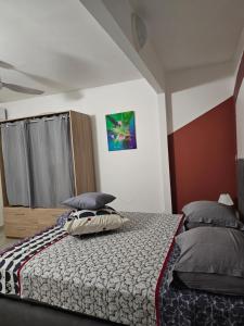 Postel nebo postele na pokoji v ubytování Villa yoyo poirier