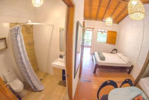 Koupelna v ubytování Pradera Ecoliving + 37 fotografií