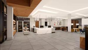 a large room with aasteryasteryasteryasteryasteryasteryasteryasteryasteryasteryastery at Homewood Suites By Hilton Jackson in Jackson