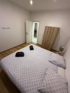 Postel nebo postele na pokoji v ubytování Chambre Centre Esch-sur-alzette