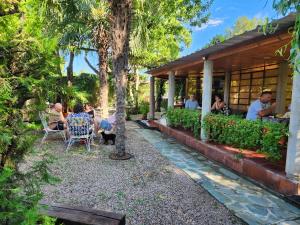 Zahrada ubytování Vila Sornico