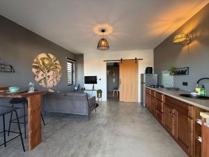 Köök või kööginurk majutusasutuses Jayhden New Stay & Pool with Ocean View Curaçao