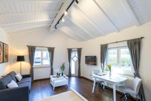 Et opholdsområde på Ferienwohnung B2