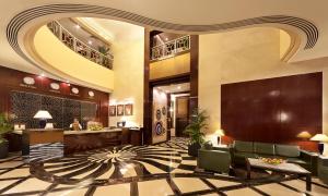 Posezení v ubytování Al Manzel Hotel Apartments + 37 fotografií