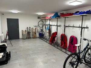 Fitness centrum a/nebo fitness zařízení v ubytování Frederika