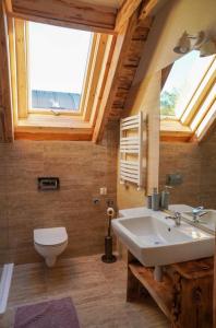 Ένα μπάνιο στο RUMIANA CHATA w Kaszubskiej Wenecji