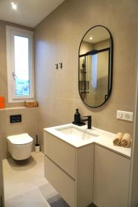 Koupelna v ubytování Logement aux portes de Monaco + 8 fotografií