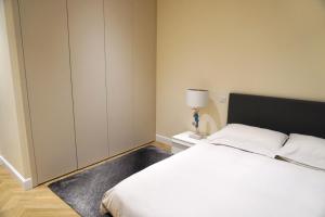 Postel nebo postele na pokoji v ubytování Logement aux portes de Monaco