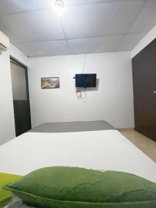 TV a/nebo společenská místnost v ubytování Hotel Puerto Vigia Inn