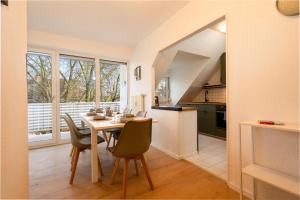 Kuchyň nebo kuchyňský kout v ubytování Sali Homes - Turmhaus am Wilhelmsplatz