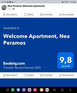 Fotografie z fotogalerie ubytování Welcome Apartment, Nea Peramos v destinaci Néa Péramos