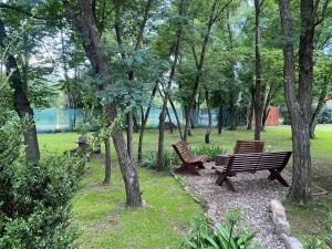 En have udenfor Cabañas el Gauchito