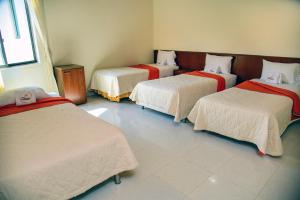 Postel nebo postele na pokoji v ubytování Hotel Monchuelo Spa