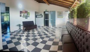 Posezení v ubytování Hotel Monchuelo Spa