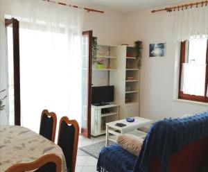 TV a/nebo společenská místnost v ubytování Apartment Miljana