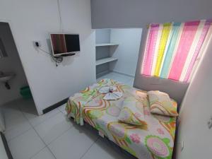 Postel nebo postele na pokoji v ubytování Apartamento amplio y Comodo En el Centro De Florencia