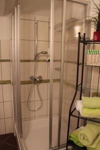 Ένα μπάνιο στο Stadtappartements Oppeneiger