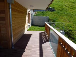 Balkón nebo terasa v ubytování Apartment in Veysonnaz near Ski Lift