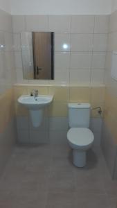Koupelna v ubytování Hotel Buly