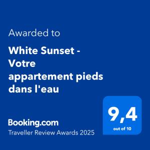 Fotografie z fotogalerie ubytování White Sunset - Votre appartement pieds dans l'eau v destinaci Trois Bassins