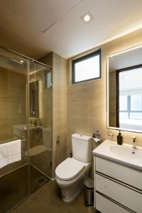 Koupelna v ubytování La Privé Apartments TRI-ZEN